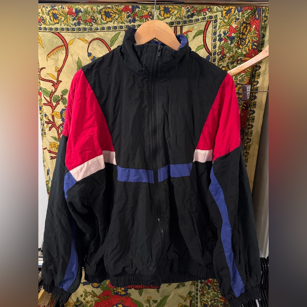 Vintage Colorblock Windbreaker